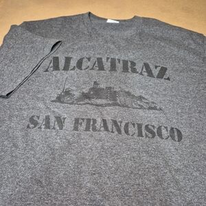 Gray Alcatraz San Francisco Men's Short Sleeve Tee